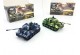 RC tank, RC mini tank Tiger se zvuk. modulem, zelený