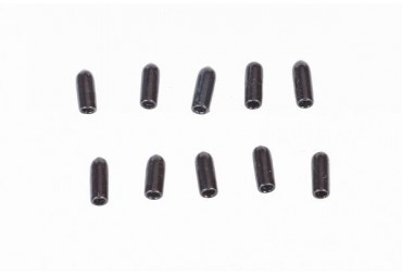 Koncové čepičky na vypínače, černé, krátké, 10ks. (33001.51)