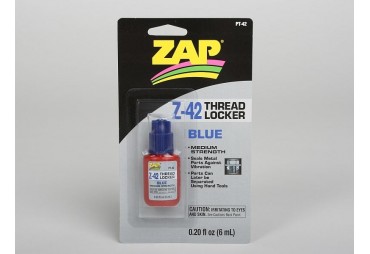 Z-42 Threadlocker modrý 6ml (0,2fl oz) rozebíratelný zajišťovač šroub. spojů (5MB40PT-42)