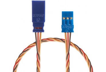 Prodlužovací kabel 1000mm, JR 0,25qmm kroucený silikonkabel, 1 ks. (8GR59258-1)
