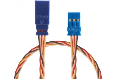 Prodlužovací kabel 100mm, JR 0,35qmm kroucený silikonkabel, 1 ks. (8GR59271-1)