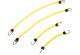 Elastické gumicuky, žluté (4 ks.) (HT-SU1801026)