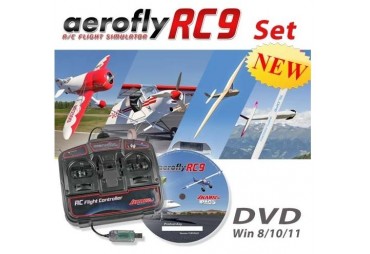 Aerofly RC9 na DVD pro Win8/10/11 s USB ovladačem (IK3092010)