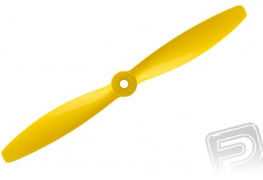 Nylon vrtule žlutá 7x4 (18x10 cm), 1 ks. (KAV0058)
