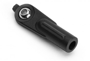 Plastový kloubek M3 s mosaznou kuličkou a vrtáním 2,0mm, 5 ks. (KAV0120A)