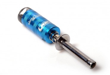 Hliníkové žhavítko s měřákem (modré) bez baterie (L37316)