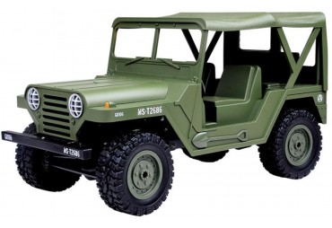 s-Idee RC americký jeep M151 1:14 zelená