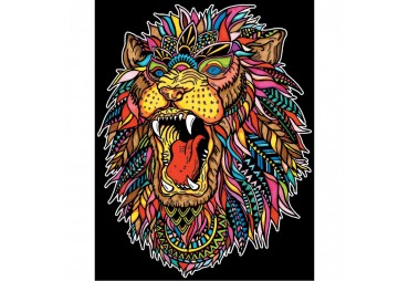 Colorvelvet Sametový obrázek Lví král 21x29,7cm