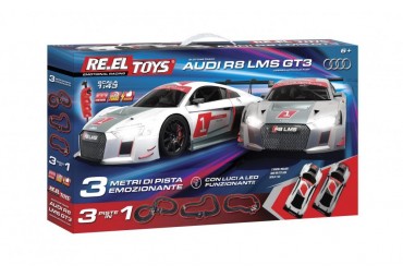 RE.EL Toys autodráha Audi R8 LMS GT3 1:43 3 metry, 3 sestavy, LED světla