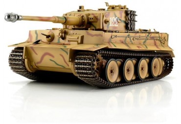 Torro RC tank German Tiger I IR 1:16 letní kamufláž 2,4 Ghz RTR, proporcionální