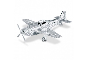 Metal Earth Luxusní ocelová stavebnice Mustang P-51