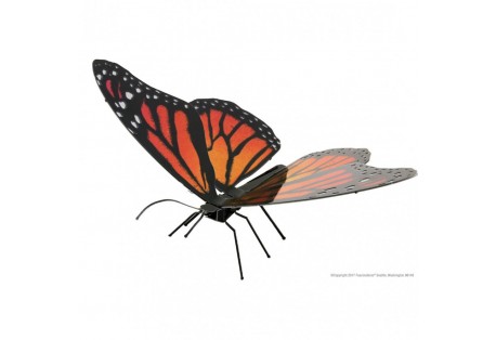 Metal Earth Luxusní ocelová stavebnice Butterfly Monarch