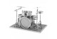 Metal Earth Luxusní ocelová stavebnice Drum Set