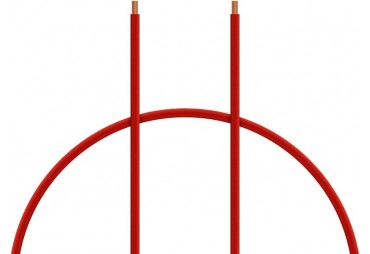Kabel silikon 6.0mm2 1m (červený) (KAV36.3040)