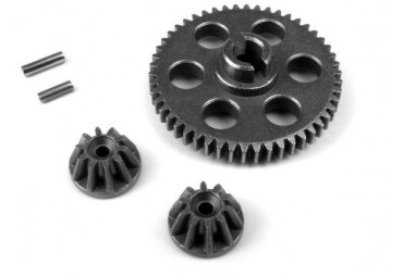 Set ocelového hlavního převodového kola a pastorků diferenciálu (HPI540237)