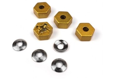 Set kovových 12mm unašečů kol (HPI540243)