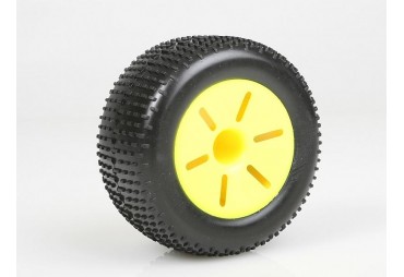 Gumy nalepené, 1:10 TRUGGY, žluté disky (2ks) (HM17703Y)
