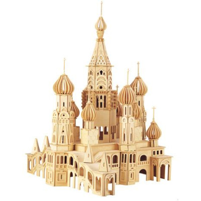 Woodcraft Dřevěné 3D puzzle Kostel Petersburg