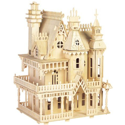 Woodcraft Dřevěné 3D puzzle vila