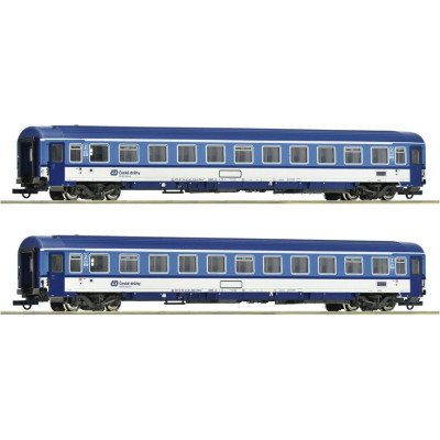 Roco 2dílná sada: Vůz Eurofima CD - 6200157