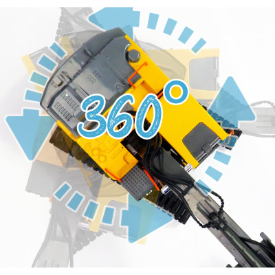 Siva RC pásový bagr Volvo 3v1 1:16