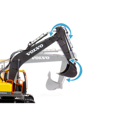Siva RC pásový bagr Volvo 3v1 1:16