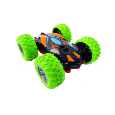 Siva RC oboustranné auto GreenWolve Stunt Car 4040 zelená