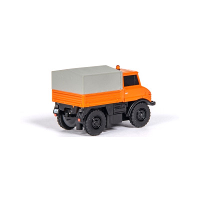 Carson RC auto MB Unimog U406 1:87 oranžová