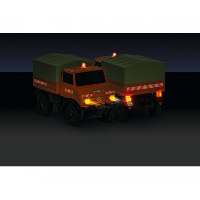 Carson RC auto MB Unimog U406 1:87 oranžová