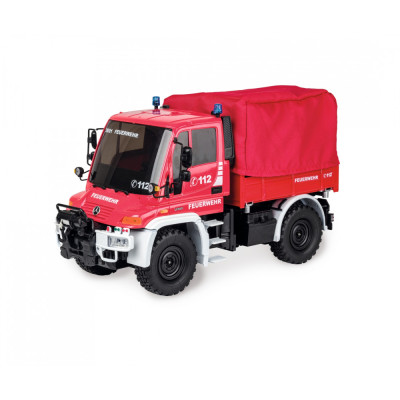 Tamiya-Carson auto MB Unimog U300 1:12 hasiči