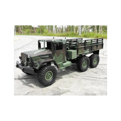 WPL RC vojenský truck M35 1:16 6x6 maskáčový RTR sada