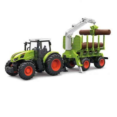 Korody Traktor s vozíkem na dřevo, světla, zvuk 1:24