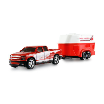 Amewi RC Pickup na vysílačku s přívěsem pro koně 1:64