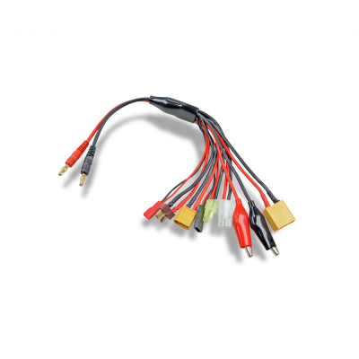 Vícenásobný nabíjecí kabel 8 v 1 4mm zástrčka