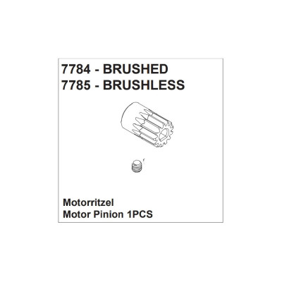 DF models Pastorek motoru brushed pro 3144