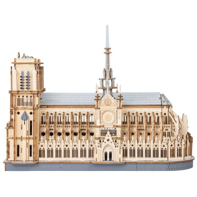 RoboTime 3D dřevěná skládačka Pařížská katedrála Notre-Dame