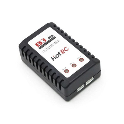 Nabíječ HotRC B3 10W 3x 800mA pro LiPo baterie 1S, 2S a 3S s balancerem