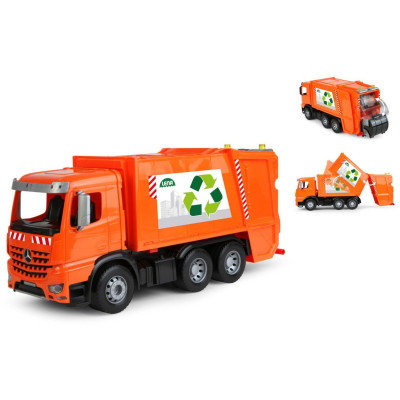 Auto popelář Worxx plast 53cm Mercedes Arocs v krabici 54x26x20cm