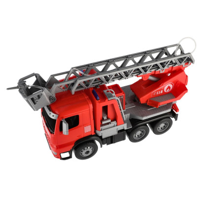 Auto hasiči s žebříkem Mercedes Arocs plast 47cm