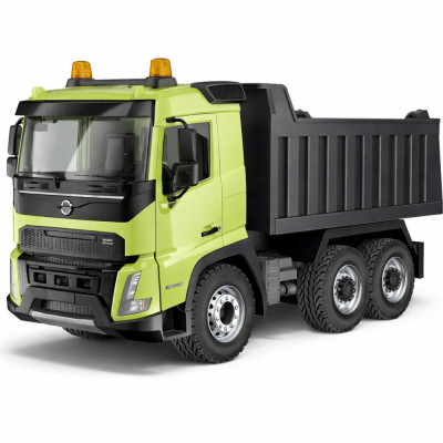 RC sklápěč Volvo s osvětlením a otevíracími dveřmi 2,4 GHz