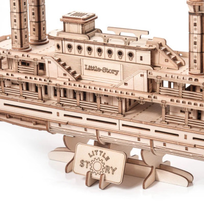 Little Story 3D dřevěná skládačka Parník