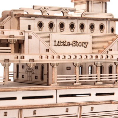 Little Story 3D dřevěná skládačka Parník