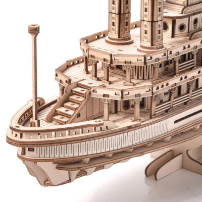 Little Story 3D dřevěná skládačka Parník