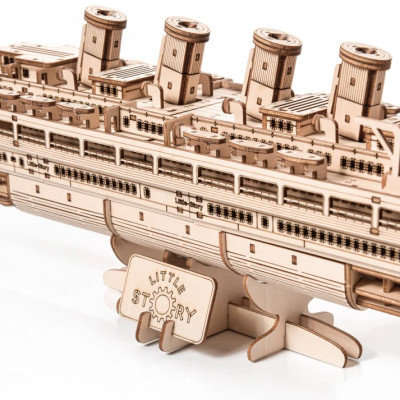 Little Story 3D dřevěná skládačka Výletní loď