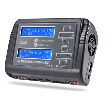 Nabíječ i vybíječ DUO L6X2 DC 240W, AC 150W -10Ax2 (balancer, vestavěný zdroj)