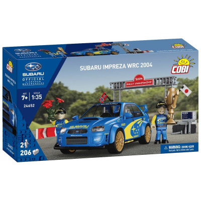 Cobi 24652 Subaru Impreza WRC 2004, 1:35, 206 k, 2 f