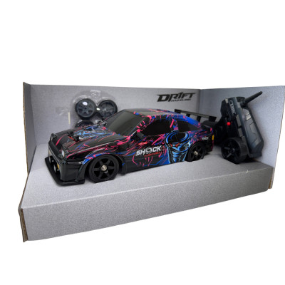 RC driftovací auto Toyota, světla, kouř, RTR sada, 1:16 4WD